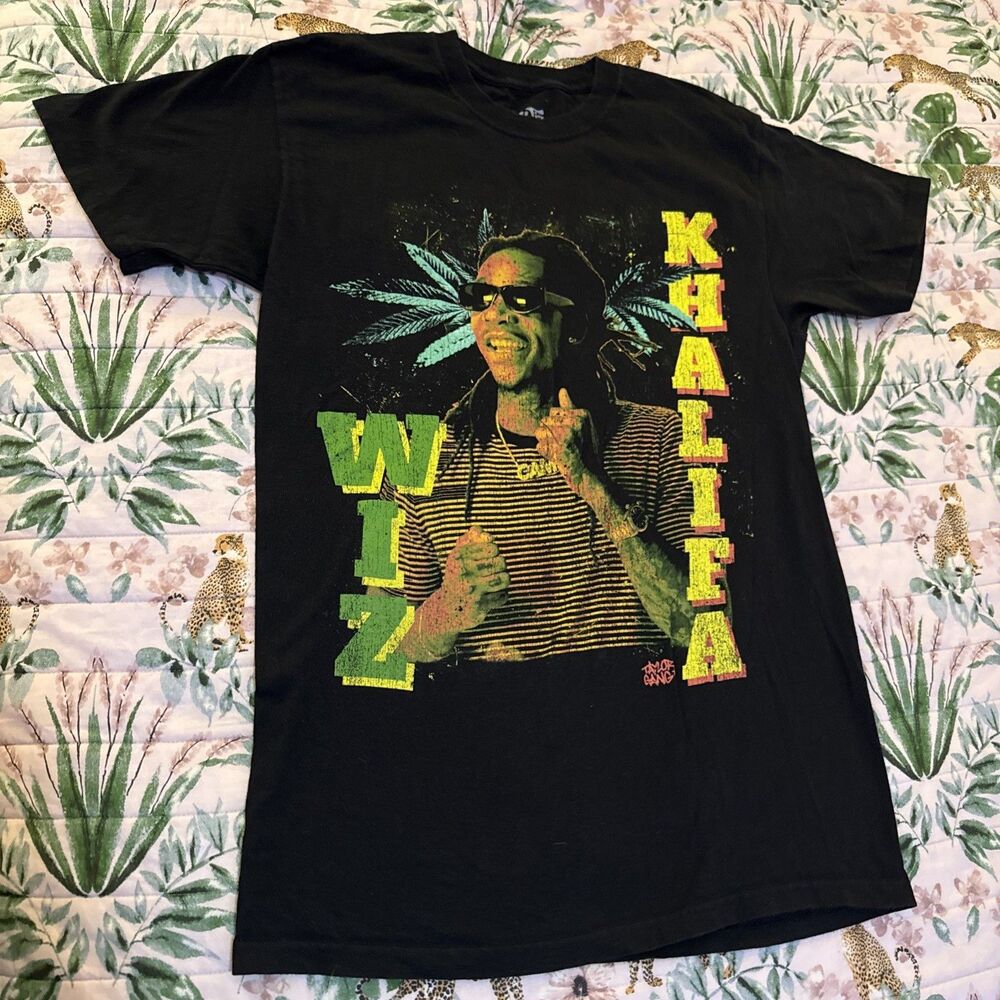 Wiz Khalifa Shirt Mens Medium Rap Hip Hop Taylor Gang Shirt
